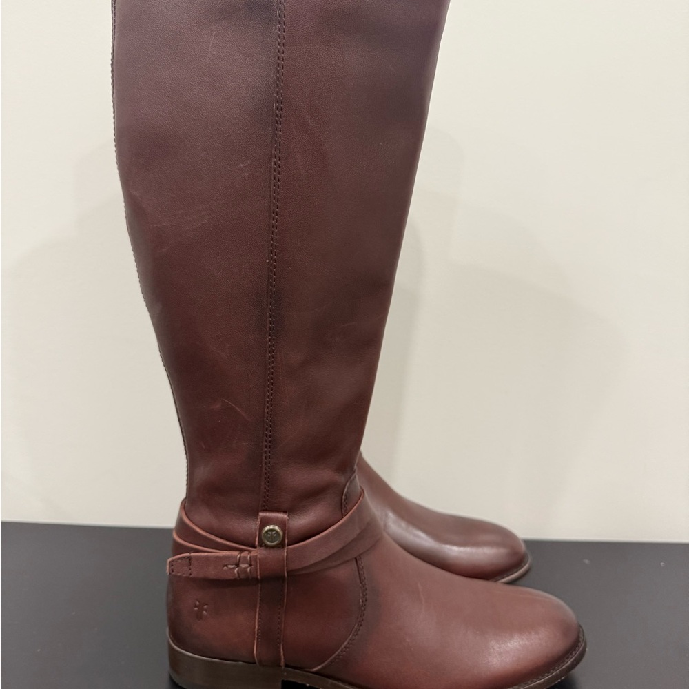 Frye - Melissa Belted Tall Riding Boots (W 7.5)